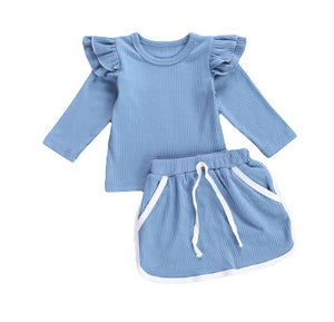 Set bambina azzurro