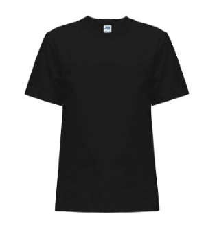 T-shirt maniche corte nera