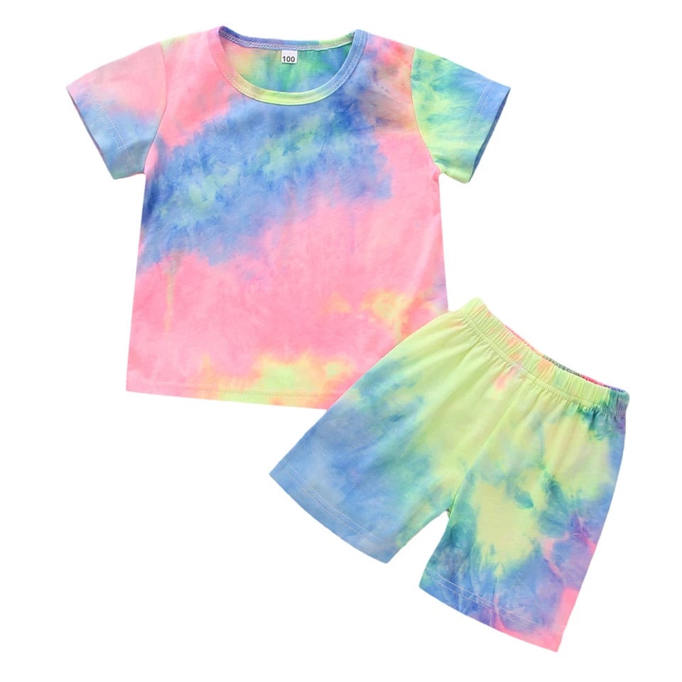 Pigiama corto Tie Dye